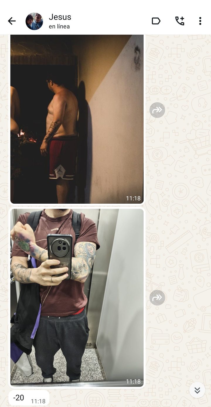 Jesús en marzo de 2026: menos 20, con su foto de antes y la de después