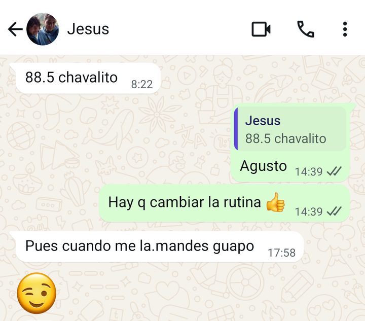 Jesús: 88,5 kg