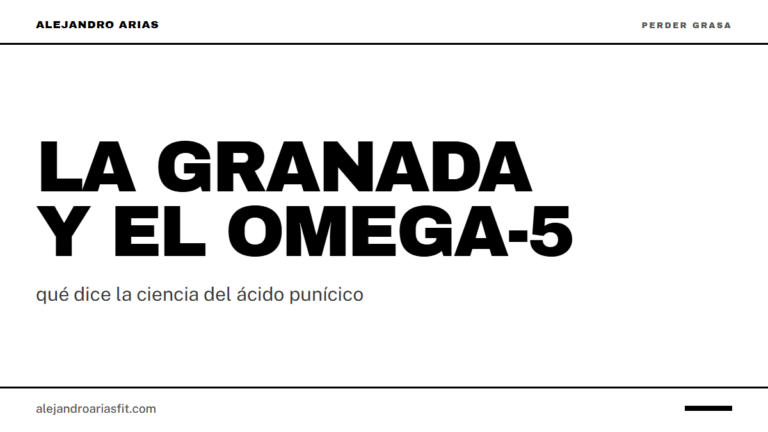La granada y el Omega-5: qué dice la ciencia del ácido punícico