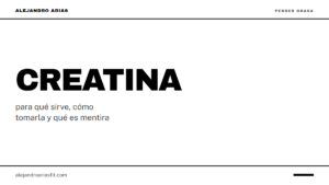 Creatina: para qué sirve, cómo tomarla y qué es mentira
