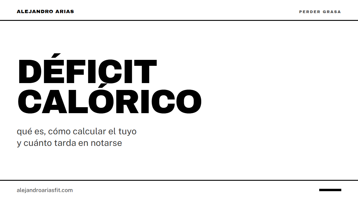 Déficit calórico: qué es, cómo calcular el tuyo y cuánto tarda en notarse