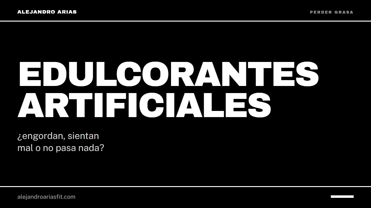 Edulcorantes artificiales: ¿engordan, sientan mal o no pasa nada?