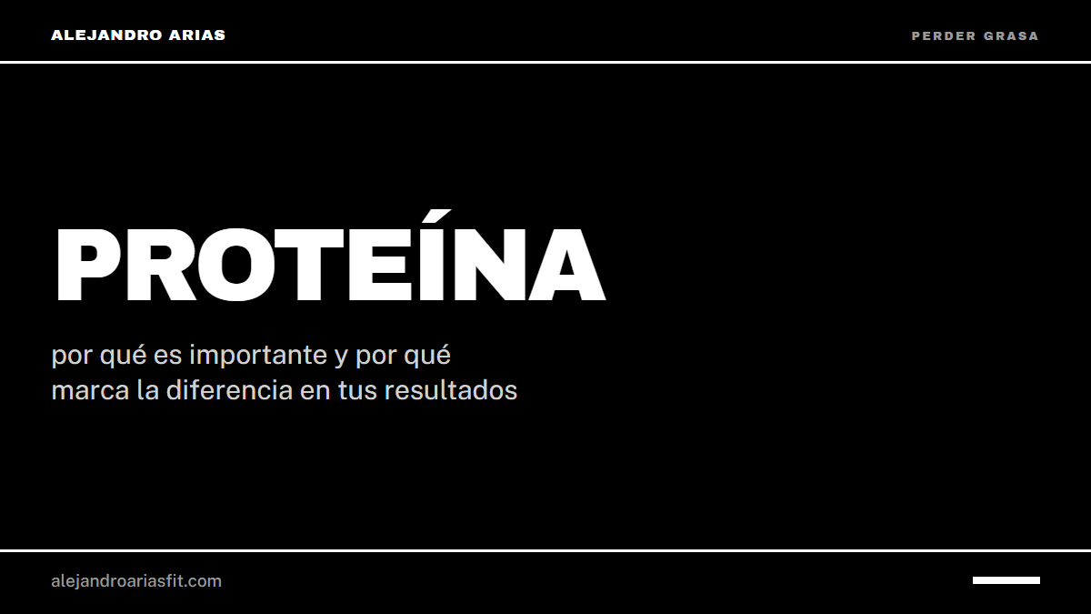 Proteína: por qué es importante y por qué marca la diferencia en tus resultados